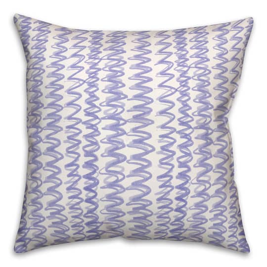 18&#x22; Squiggles Throw Pillow
